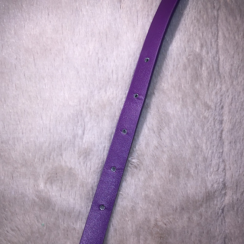Purple statement belt - Picture 3 of 4